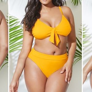 GOLD HIGH WAIST BIKINI